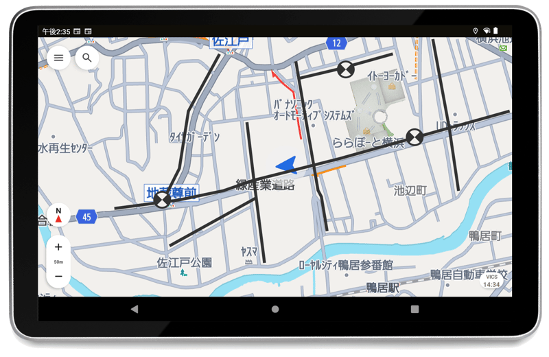 系統図の表示(Gorillada PROの特長) 系統図の表示(Gorillada PROの特長)
